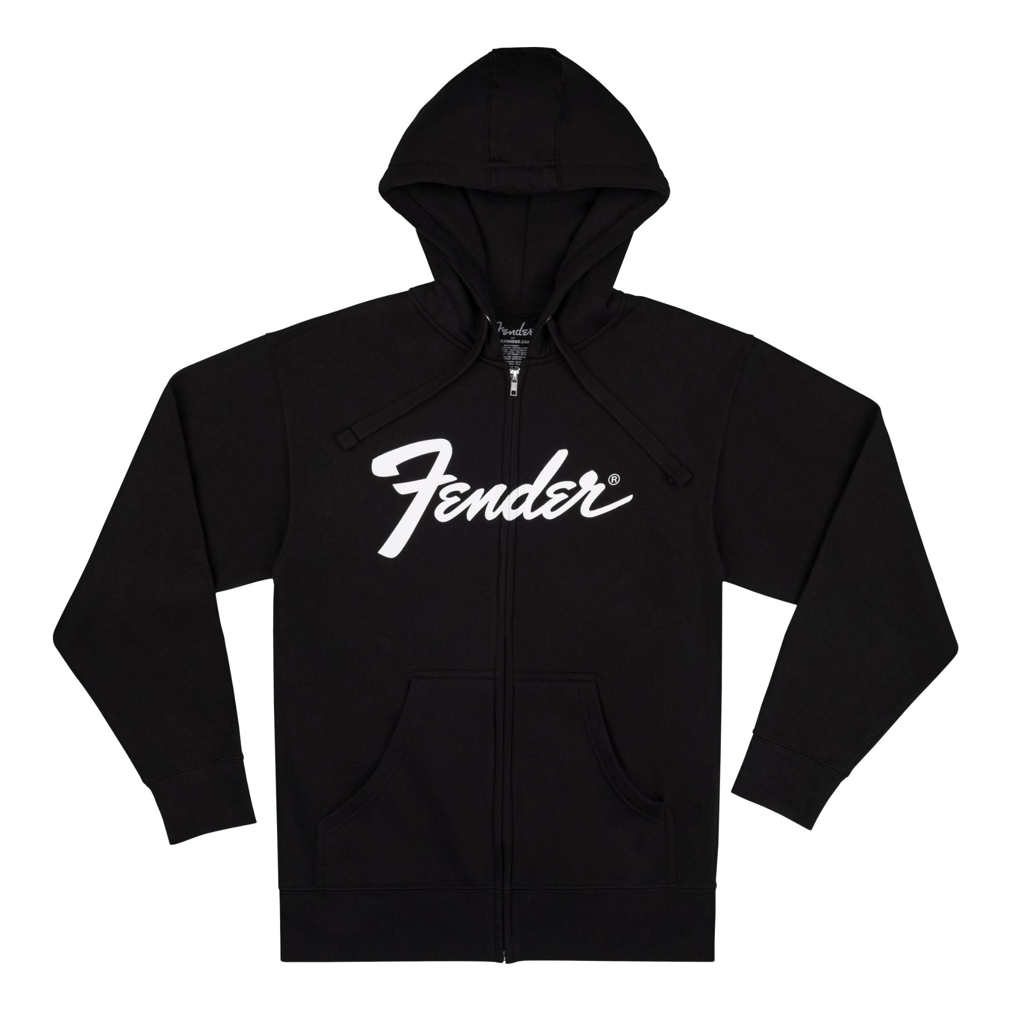 Fender Transition Logo Zip Front Hoodie, Blk,L