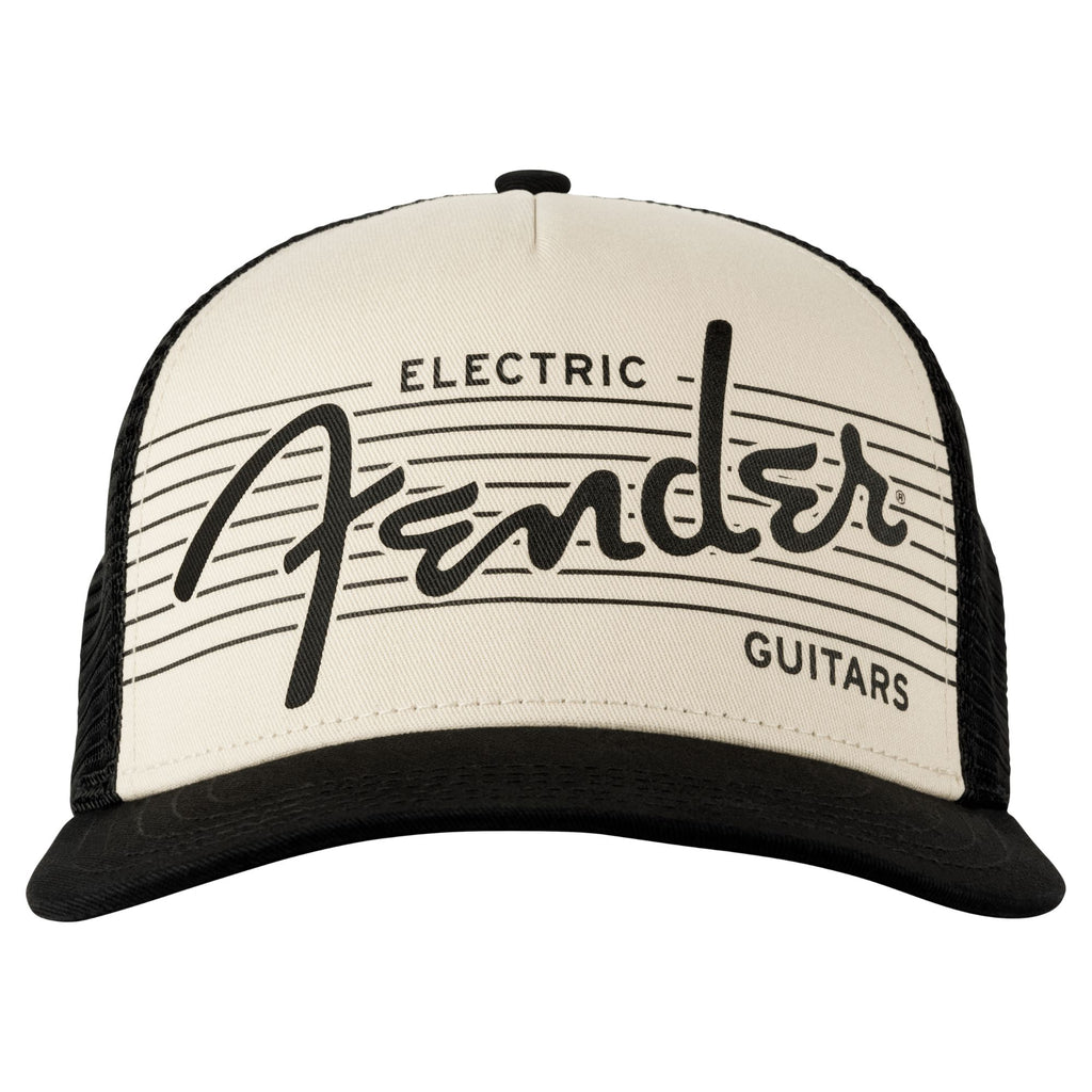 Fender Fender Electric Guitar Hat, Blk/Cream