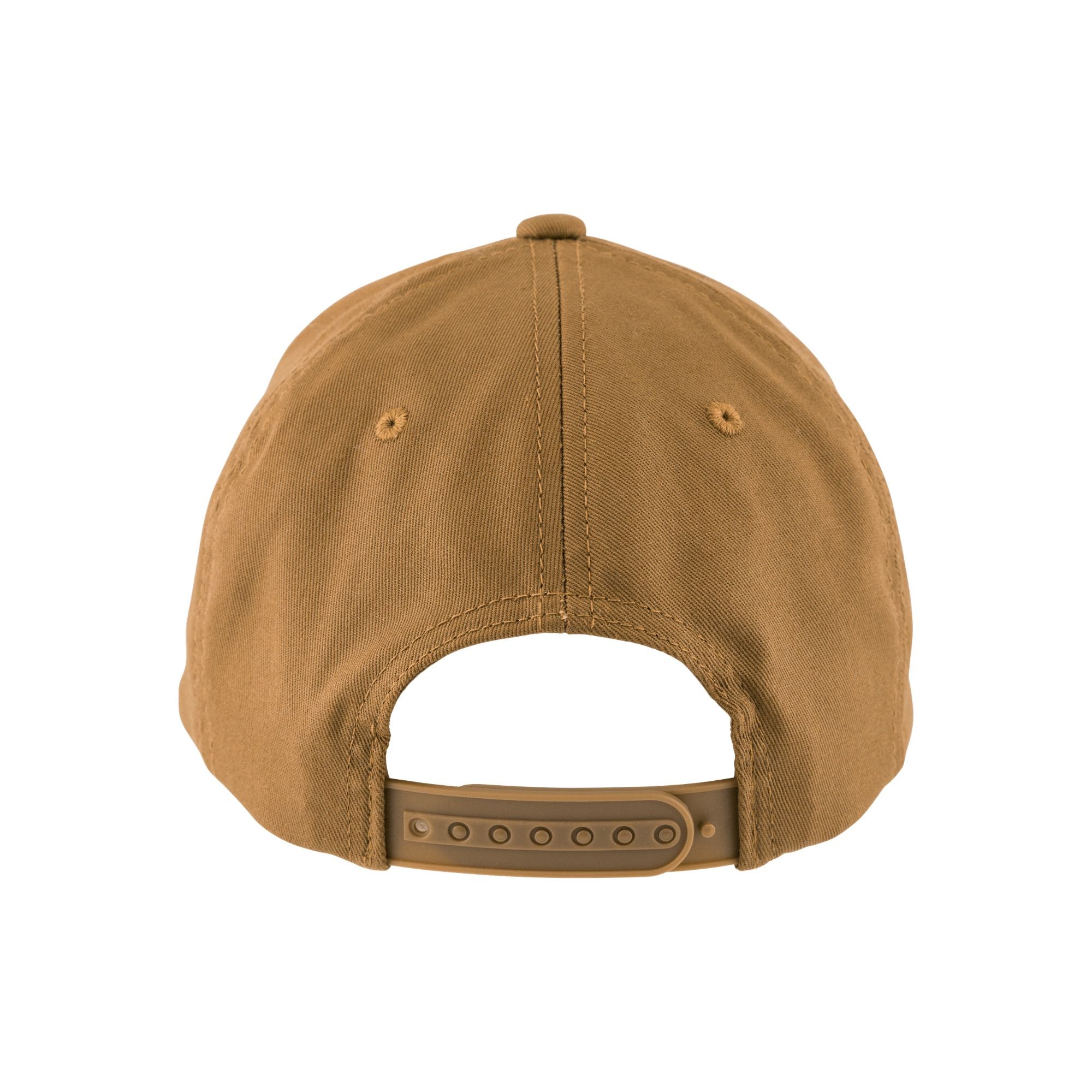 Fender Vintage Badge Hat in caramel color, featuring a classic guitar-themed design and vintage Fender branding.