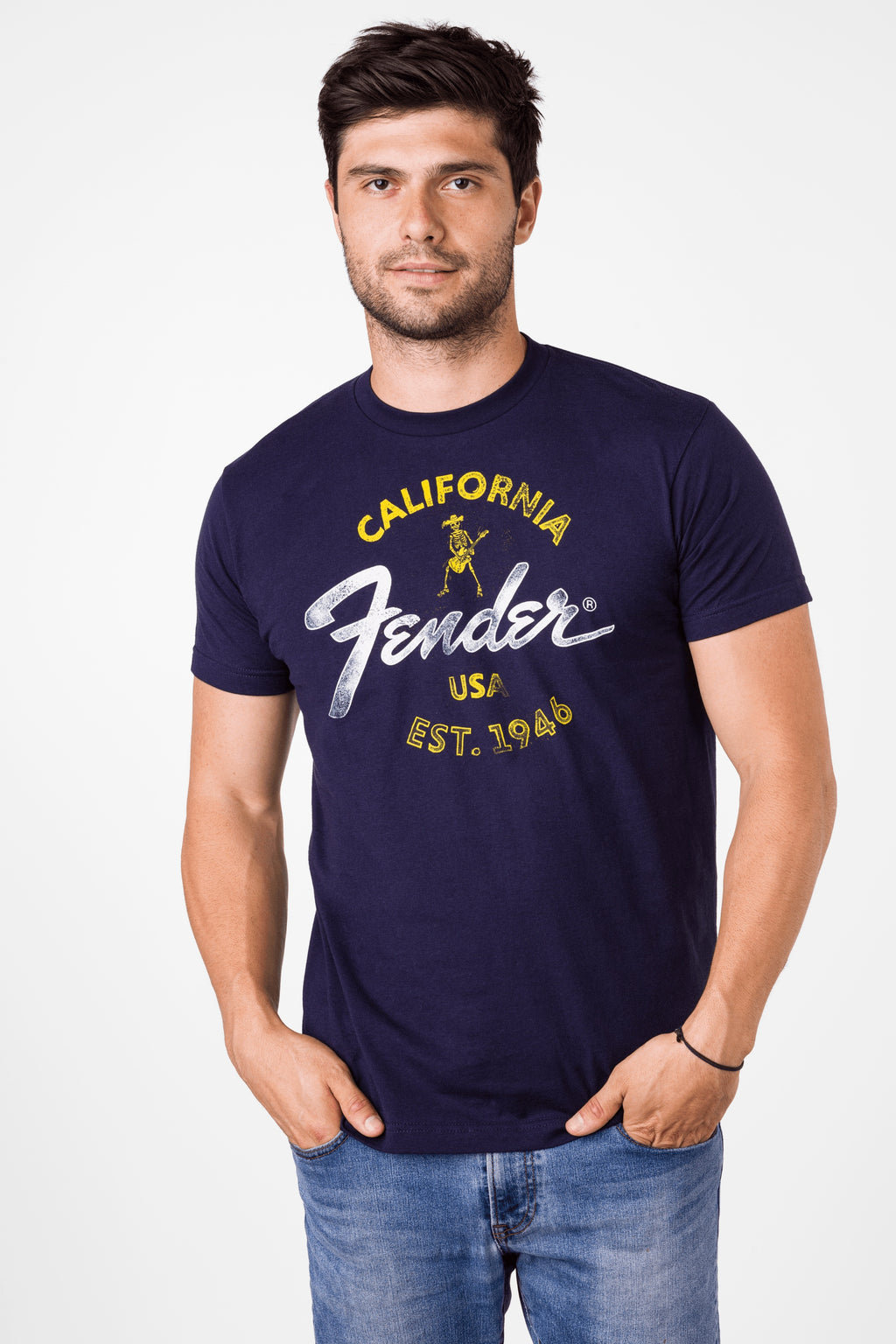 Fender Baja Blue T-Shirt in Blue (Small)