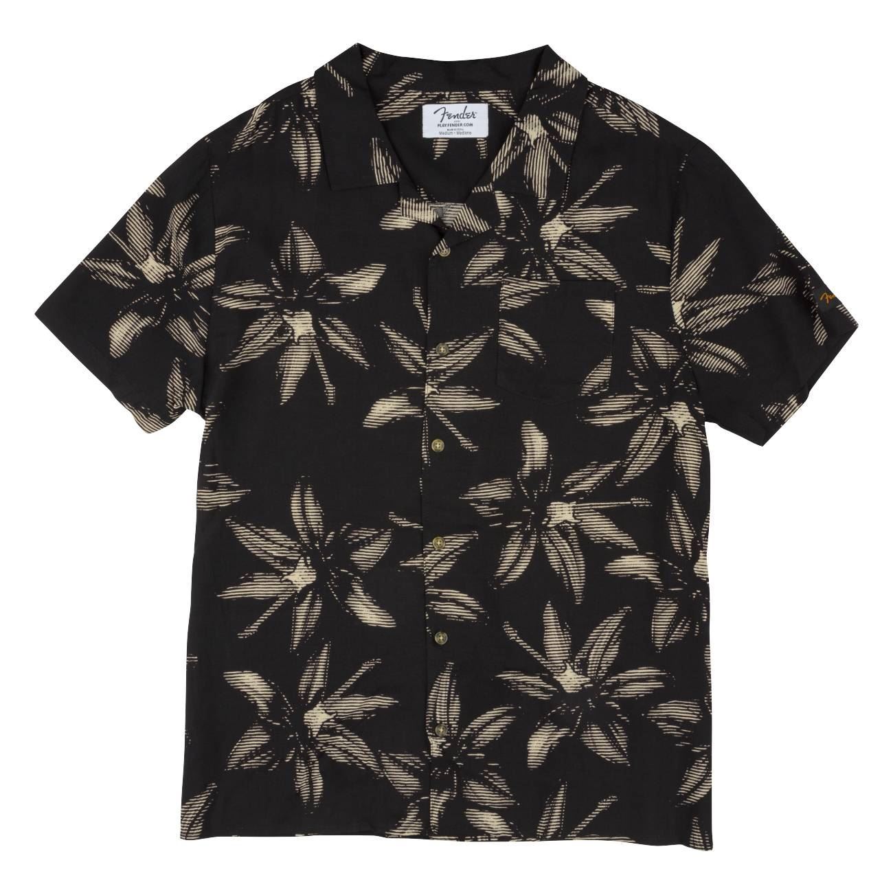 Fender The Norvell Button Up Shirt in Black (Large)