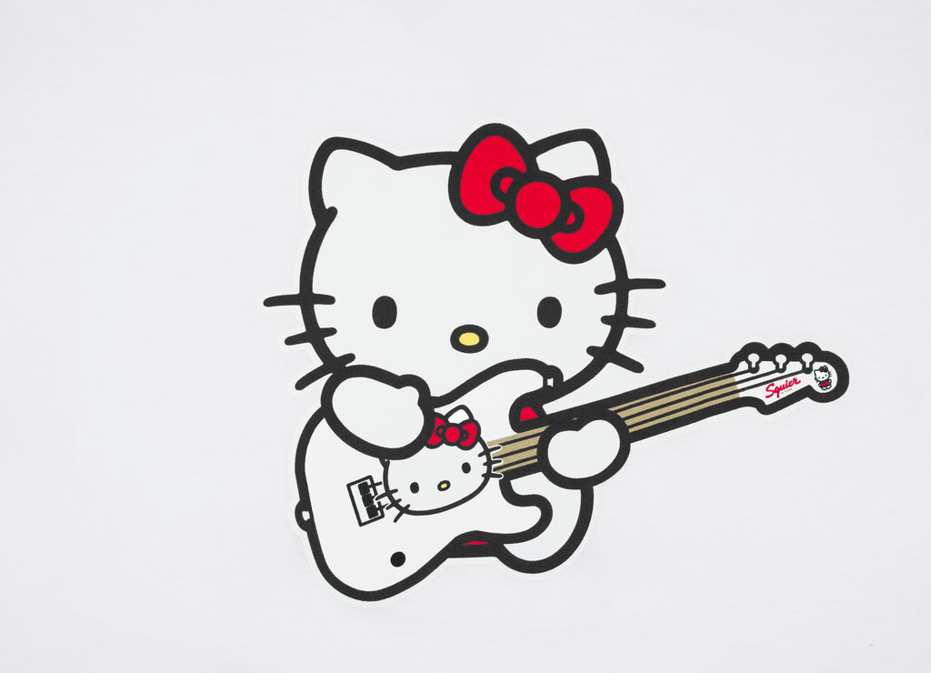 Fender Hello Kit Logo Tee White (L)