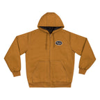 Fender Utility Canvas Jacket in saddle color, men's size medium, featuring durable fabric and functional design for outdoor wear.