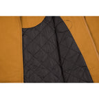 Fender Utility Canvas Jacket in saddle color, size M, featuring durable fabric and practical design for guitar enthusiasts.