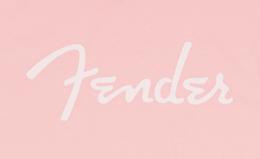 Fender Spaghetti Logo T-Shirt Shell - Pink (M)