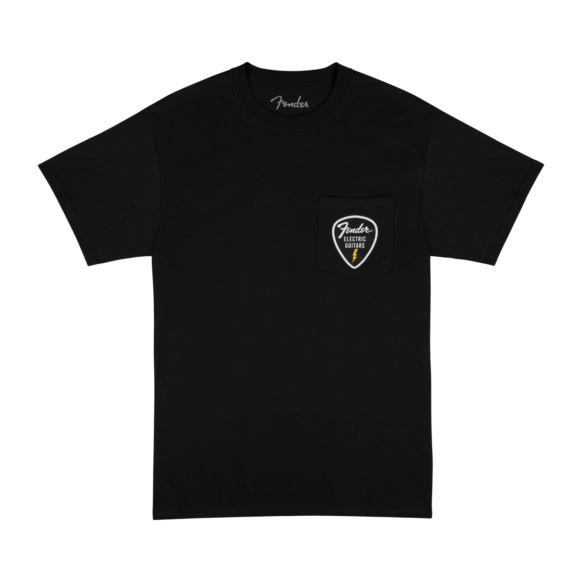 Fender Pick Patch Pocket T-Shirt - Black (M)