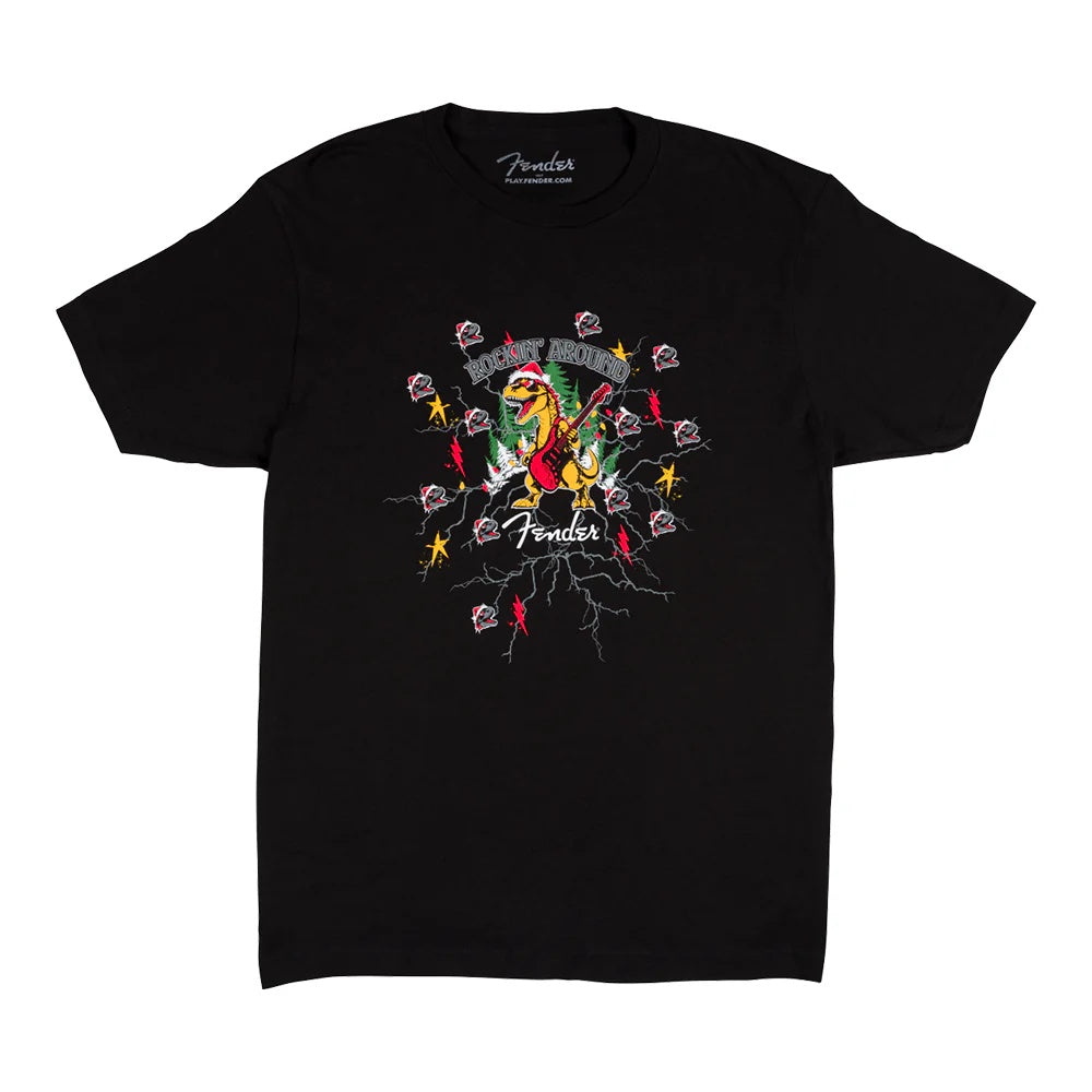 Fender 2025 Fender Ugly Christmas Tee - Black (XL)