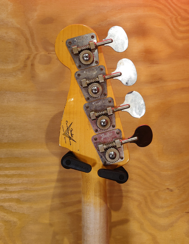 Fender Custom Shop Limited Edition Jazz Bass Guitar Heavy Relic - Aged Pink Paisley