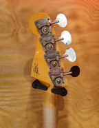 Fender Custom Shop Limited Edition Jazz Bass Guitar Heavy Relic - Aged Pink Paisley