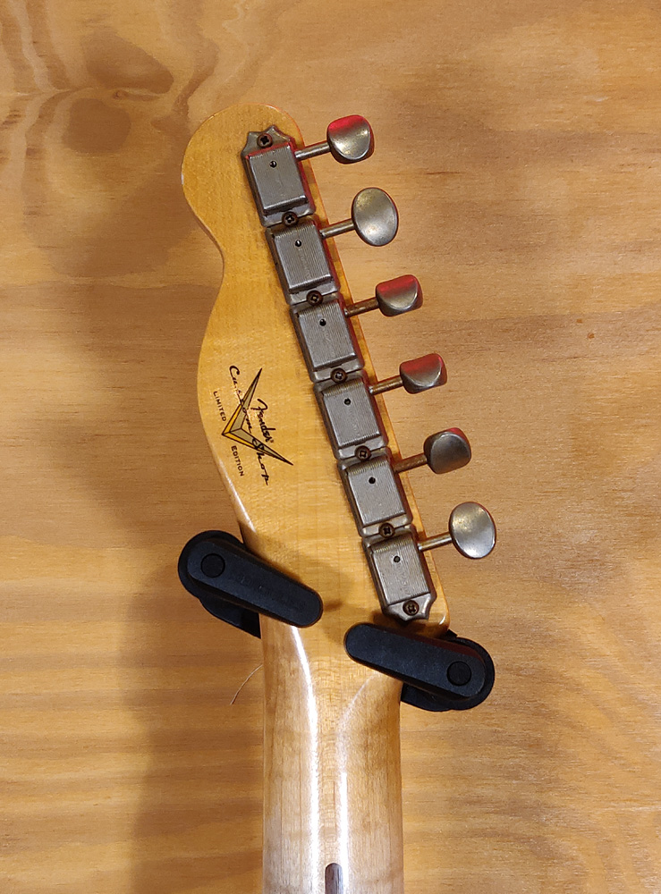 Fender Custom Shop Limited Edition '53 Telecaster Journeyman Relic Electric Guitar with 2A Flame Maple Neck - Aged Nocaster Blonde