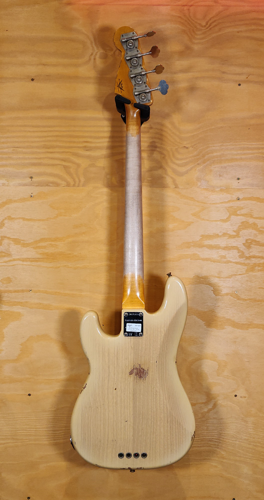 Fender Custom Shop Limited Edition 1959 Precision Bass Guitar Special Relic with Quartersawn Maple Neck - Natural Blonde
