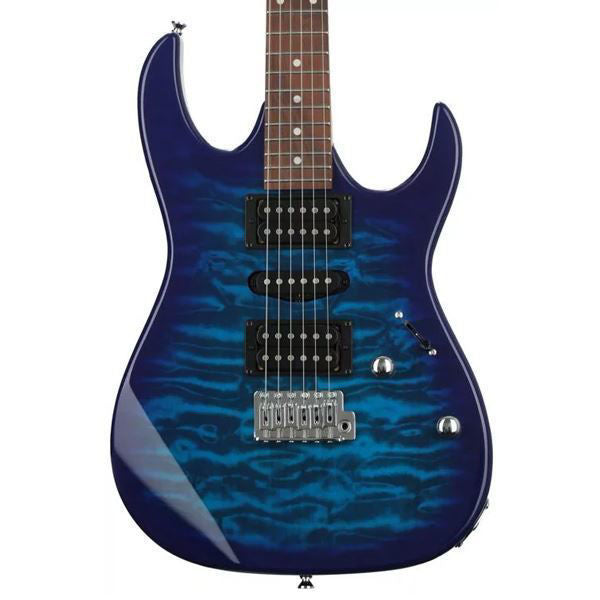 Ibanez GRX70QA GIO Electric Guitar - Transparent Blue Burst