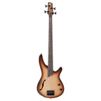 Ibanez SRH500F NNF SR Series Fretless Bass Guitar - Natural Browned Burst Flat