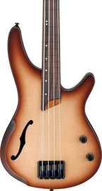 Ibanez SRH500F NNF SR Series Fretless Bass Guitar - Natural Browned Burst Flat
