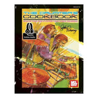 Open page from The Drummer's Cookbook by John Pickering, a drum book for percussionists with musical notation and drum techniques.