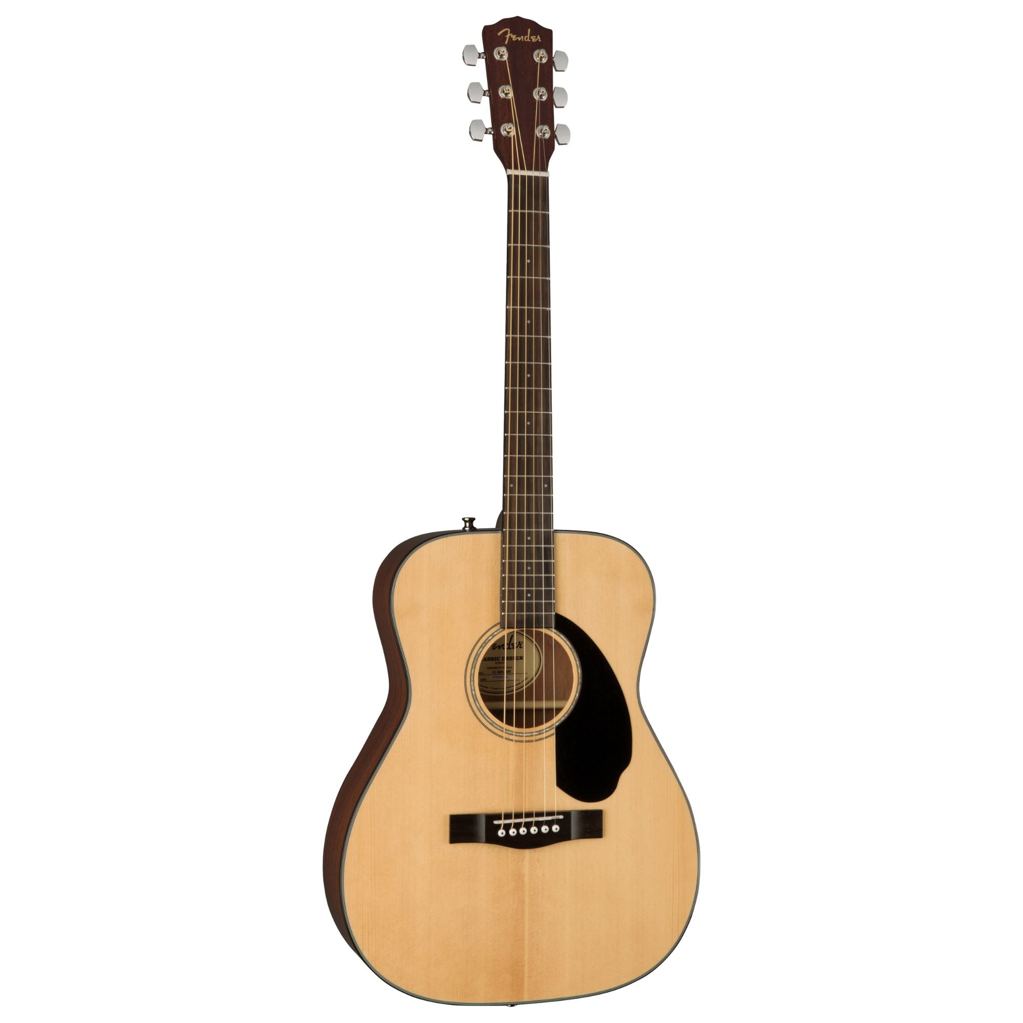 Fender CC-60S Concert Acoustic Guitar with Walnut Fingerboard in Natural