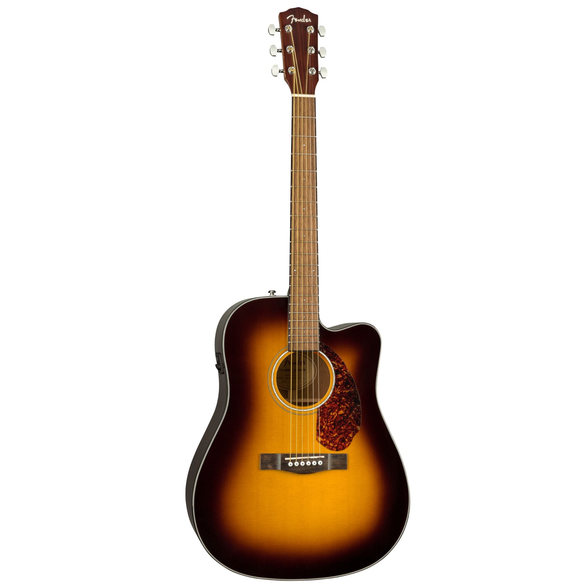 Fender CD 140SCE Dreadnought Walnut FB Burst w/case