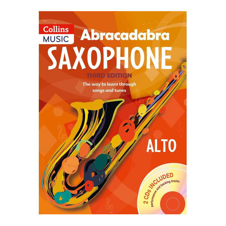 Abracadabra Saxophone 3rd Edition Book plus 2CDs