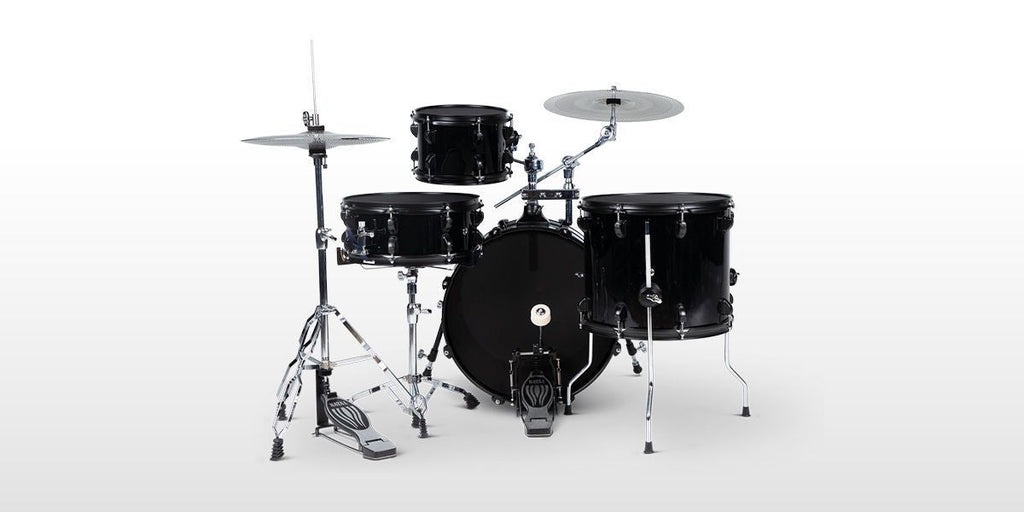 Natal DNA Stealth 4-Piece 18in Drum Kit - Silent Cymbals - Mesh Heads