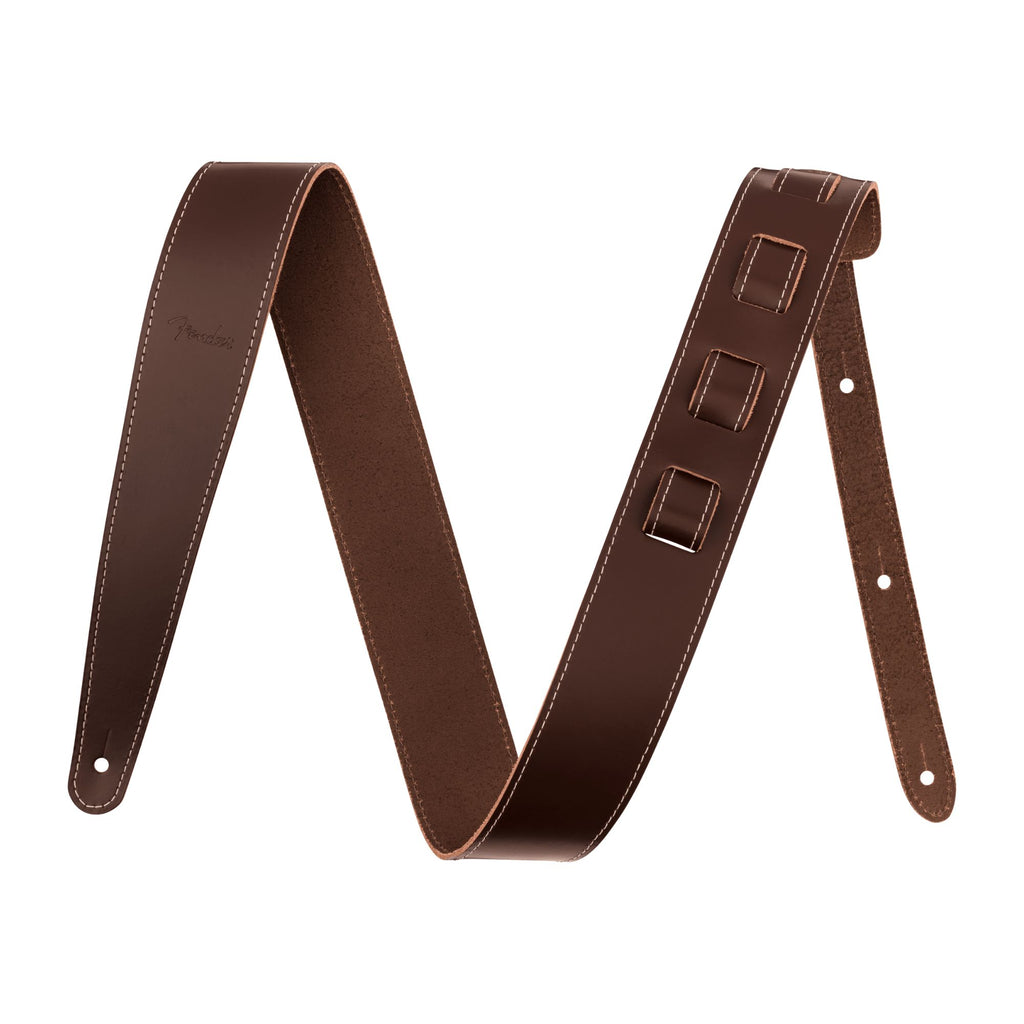 Fender Essentials 2" Leather Strap in Brown