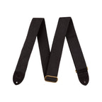 Fender Cotton/Leather Guitar Strap in Black