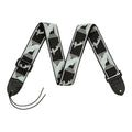 Fender 2 inch Monogrammed Guitar Strap Black/Light Grey/Dark Grey