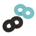 Fender Strap Blocks 4-Pack - 2x Black/2x Daphne Blue