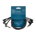 Fender Blockchain 16" Patch Cable (3pk) Angle/Angle