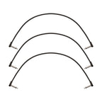 Fender Blockchain 16" Patch Cable (3pk) Angle/Angle