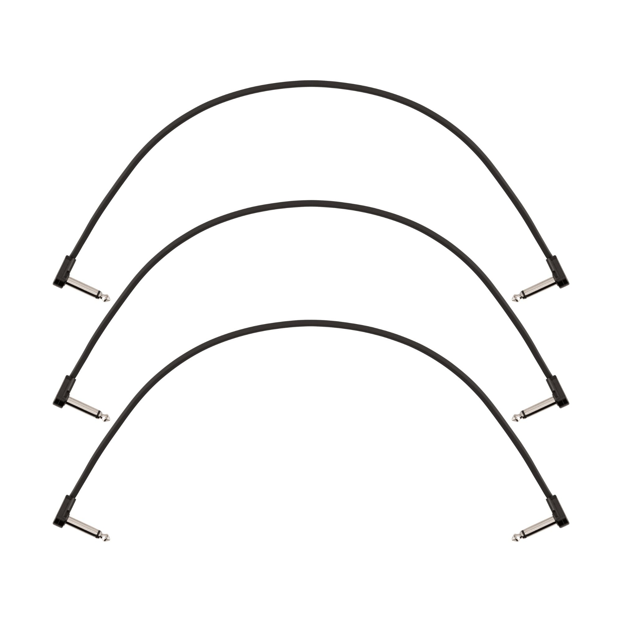 Fender Blockchain 16" Patch Cable (3pk) Angle/Angle