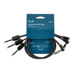 Fender Blockchain 16" Patch Cable 3-Pack Straight/Angle