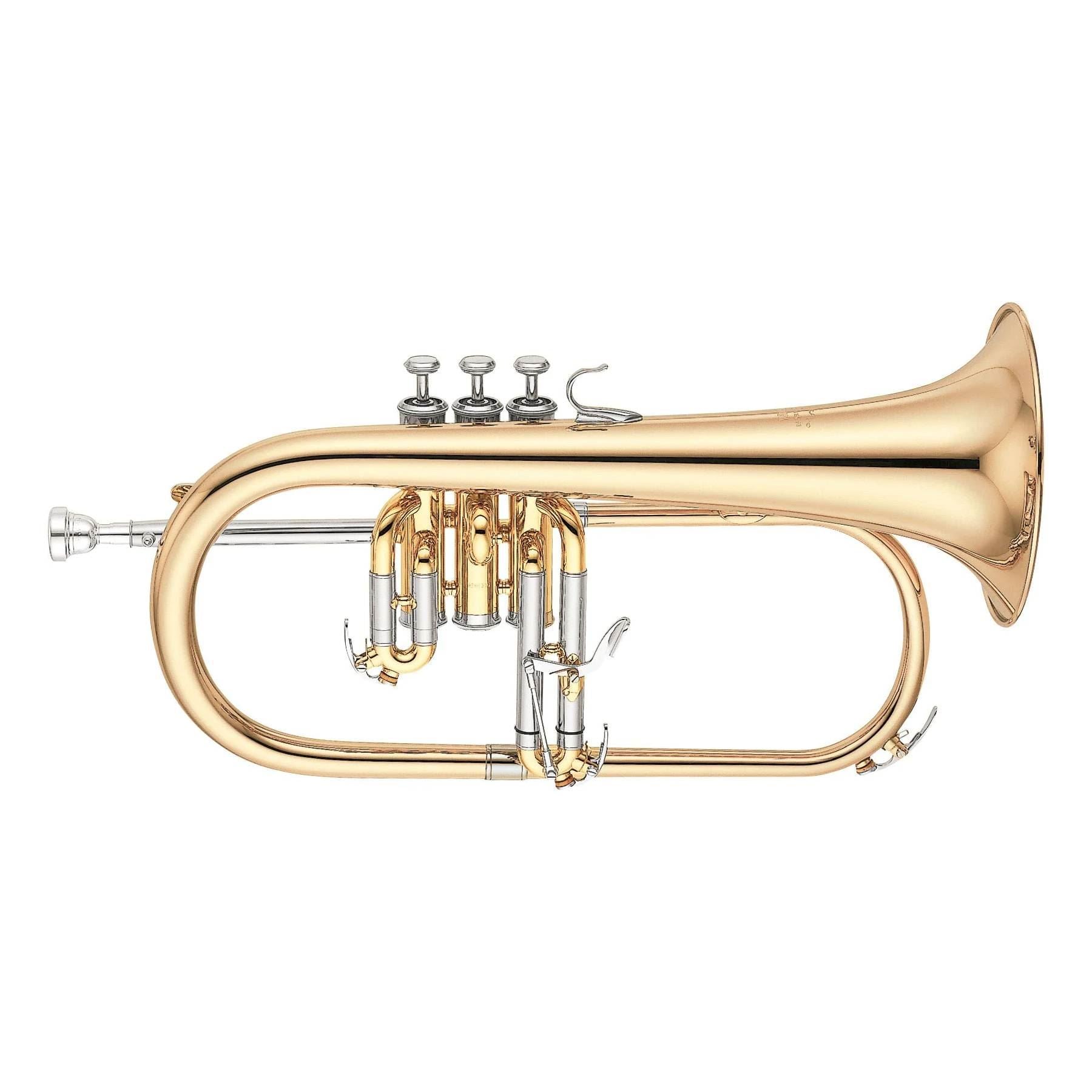 Yamaha YFH631G Flugelhorn Red Brass Bell