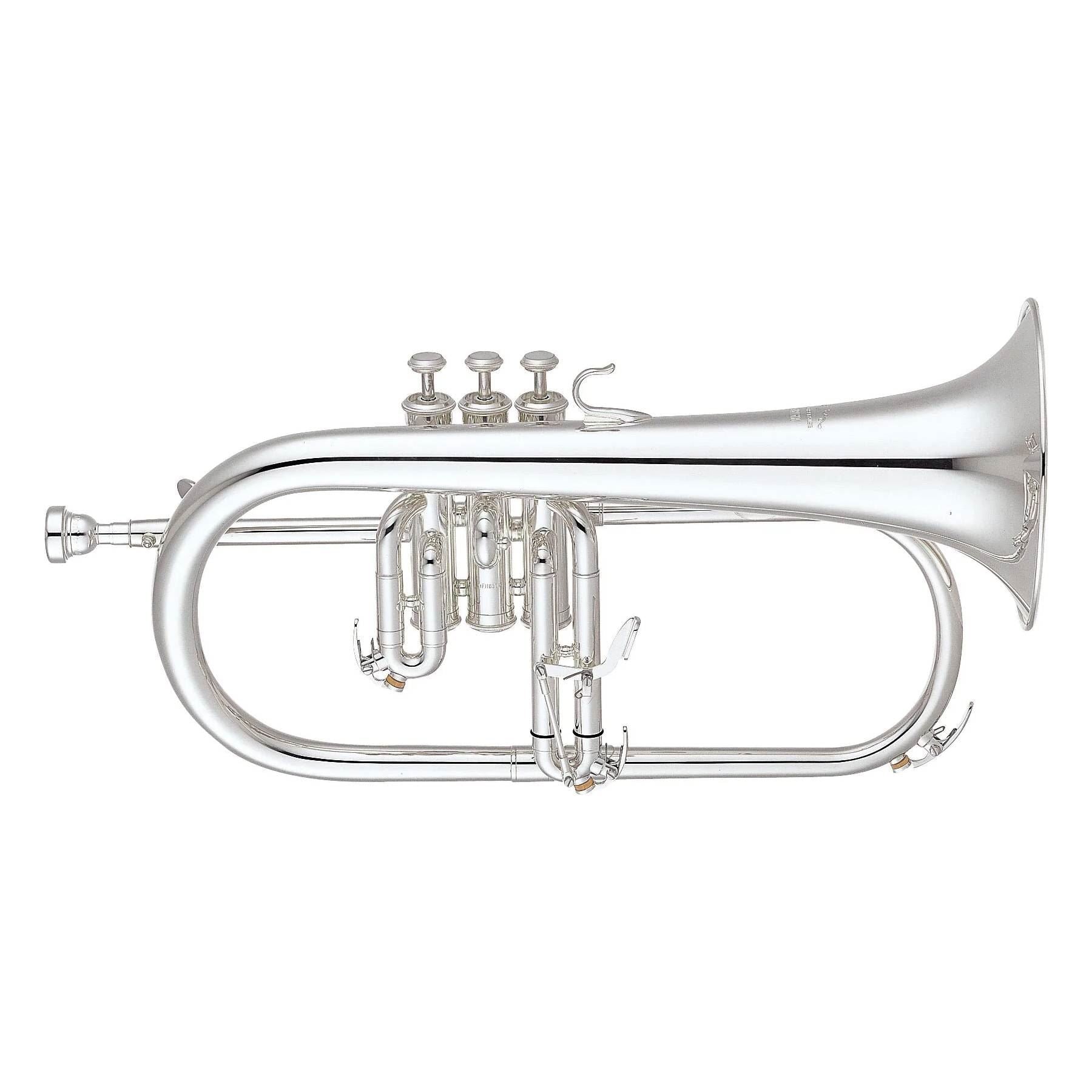 Yamaha YFH631GS Silver Plated Flugelhorn Gold-Brass Bell