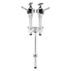 Yamaha TH945B double tom holder attached to a drum stand, used for securing double tom drums in drum hardware and accessories.