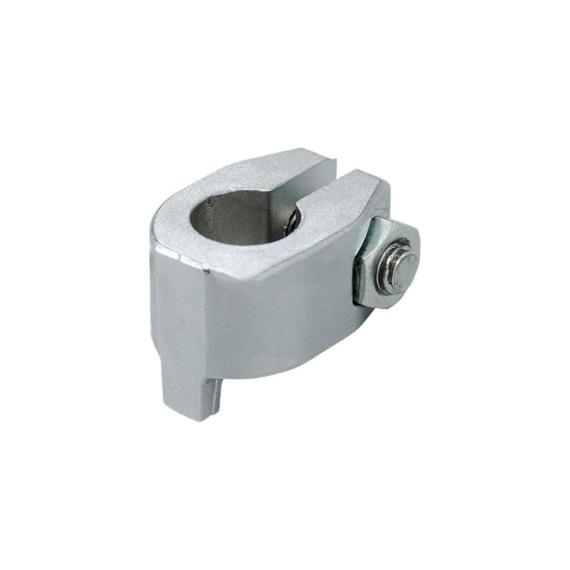 Yamaha PBCA Memory Lock for cymbal boom arms, drum hardware accessory, shown attached to cymbal stand in a drum setup