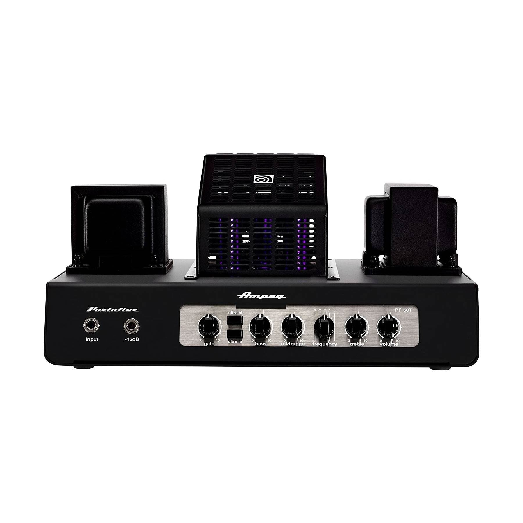Ampeg PF-50T Portaflex Series All-Tube Ultra-Compact Bass Head at 4 or 8ohms (50w)
