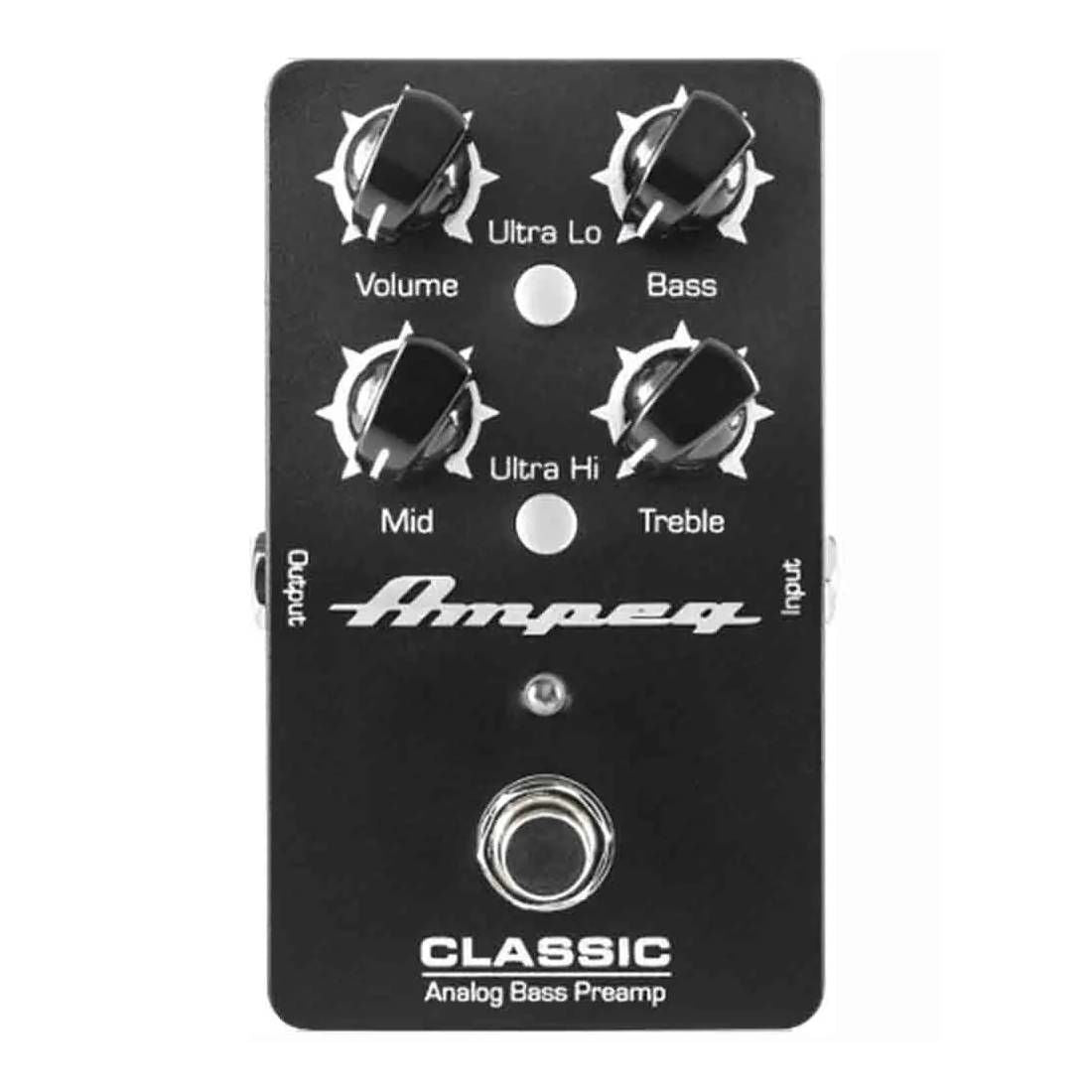Ampeg Classic Analogue Bass Preamp Guitar Effects Pedal