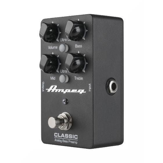 Ampeg Classic Analogue Bass Preamp Guitar Effects Pedal