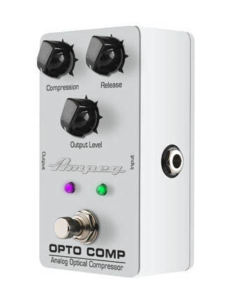 Ampeg Opto Comp Analog Optical Compressor Guitar Effects Pedal