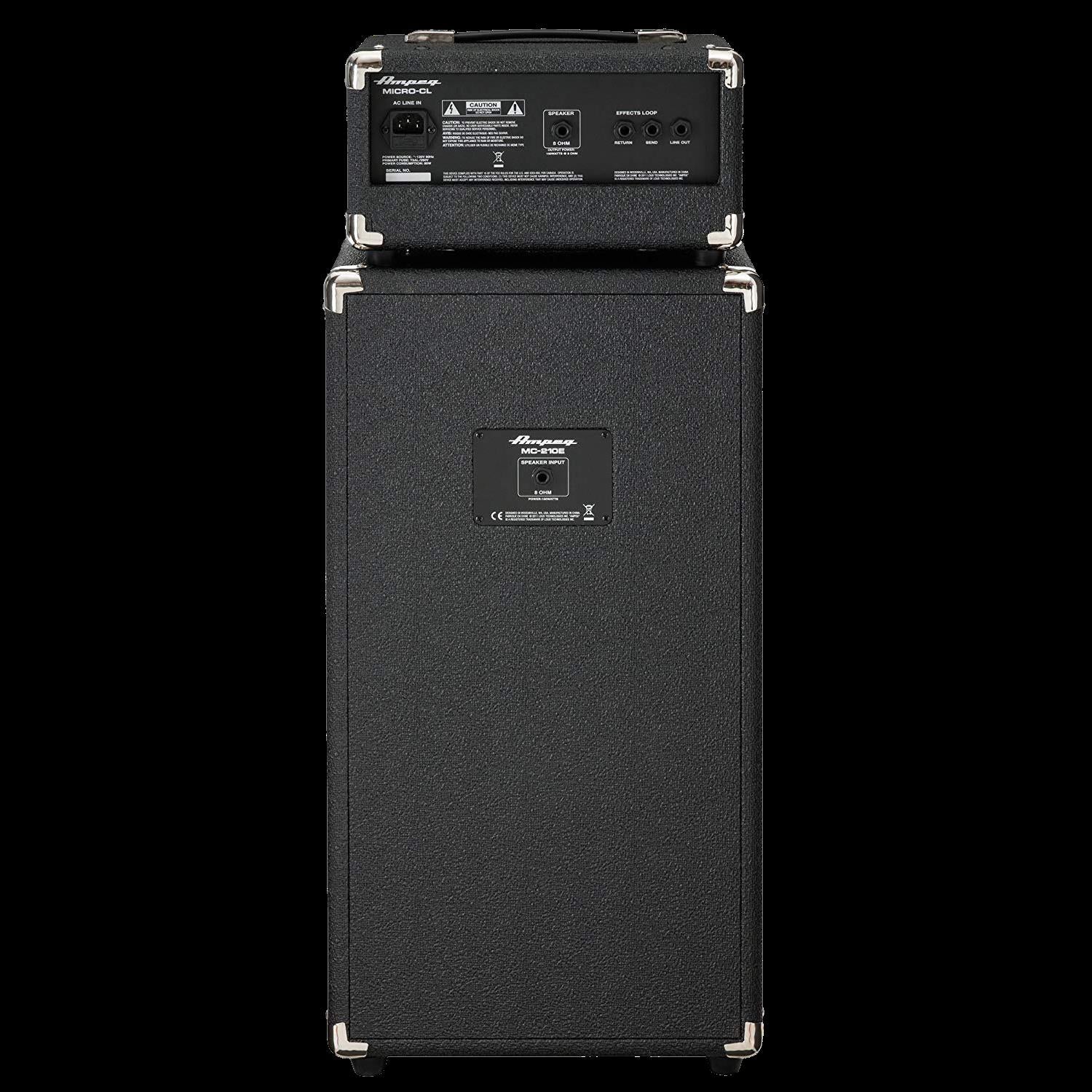 Ampeg Micro-Classic Stack Bass Head and Cabinet - 100 Watt