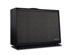 Line 6 Powercab 112 Plus guitar amplifier speaker cabinet with textured black finish and control panel on top.