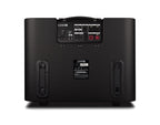 Line 6 Powercab 112 Plus guitar amplifier speaker cabinet with control panel and speaker grille in a studio setting