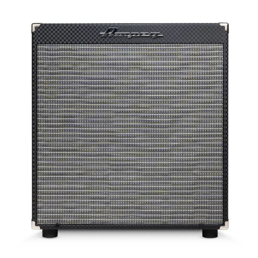 Ampeg RB-115 Rocket Bass 200W bass guitar combo amplifier with control knobs and speaker grille, designed for bass players.