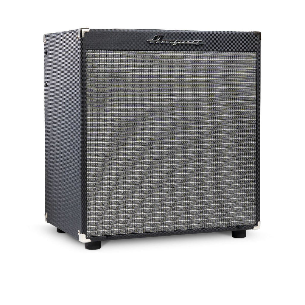 Ampeg RB-115 Rocket Bass 200W bass guitar combo amplifier with control knobs and speaker grille.
