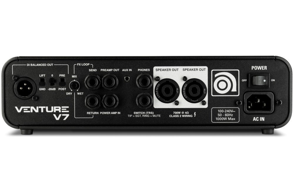 Ampeg Venture V7 700W Compact Bass Amplifier Head