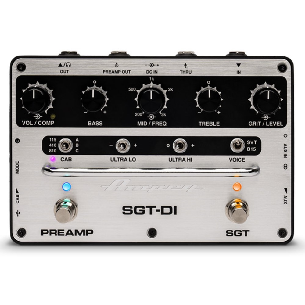 Ampeg SGT-DI Bass Preamp and DI Bass Guitar Pedal