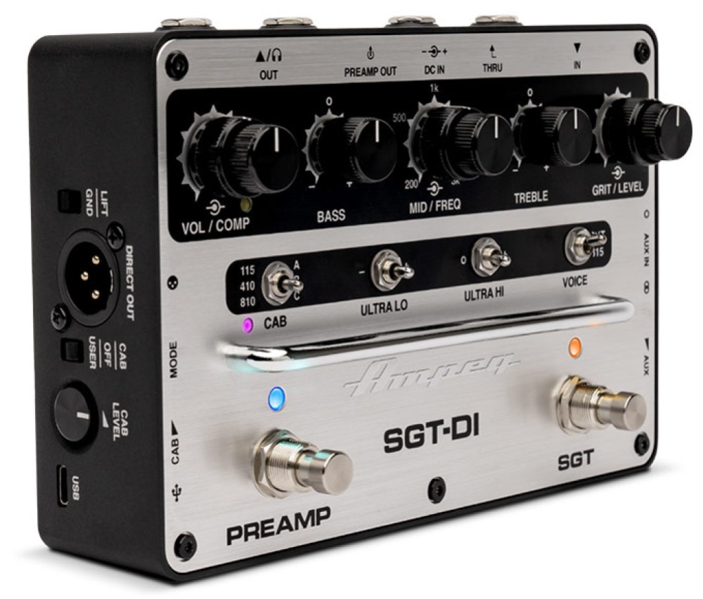 Ampeg SGT-DI Bass Preamp and DI Bass Guitar Pedal