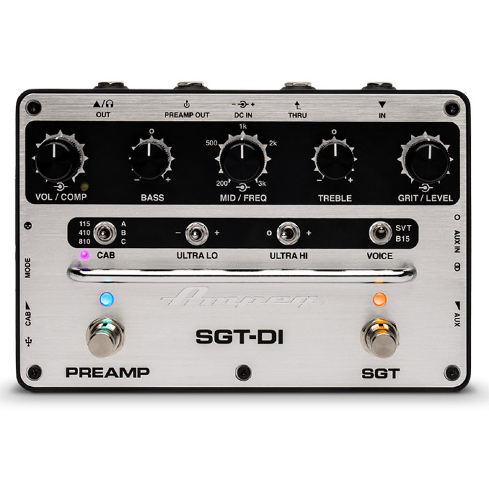 Ampeg SGT-DI Bass Preamp and DI Bass Guitar Pedal