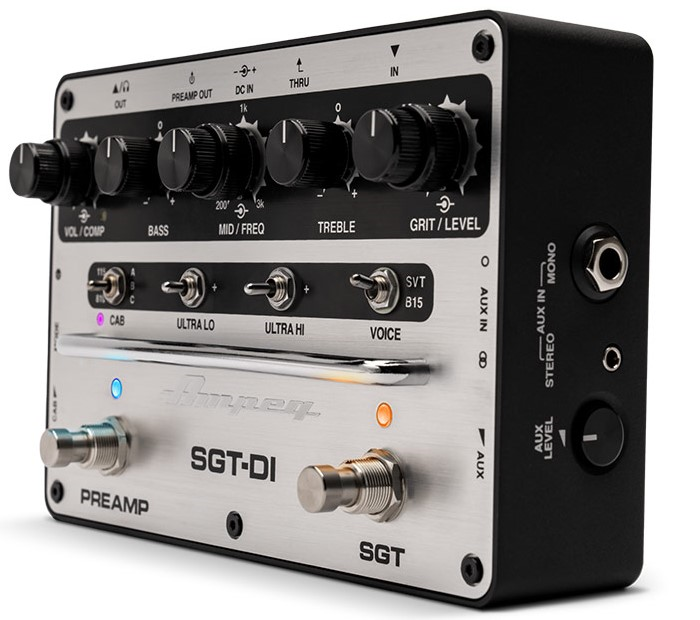 Ampeg SGT-DI Bass Preamp and DI Bass Guitar Pedal