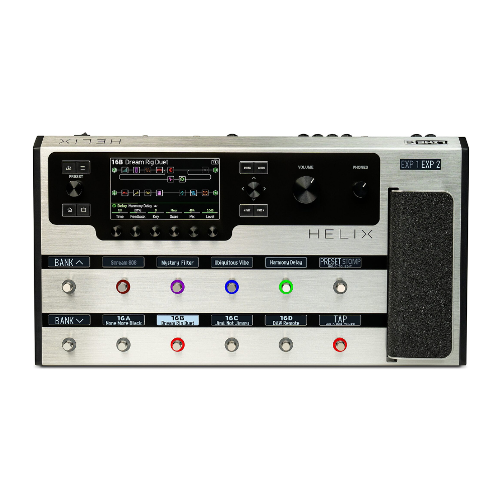 Line 6 HELIX Floor Limited Edition Platinum Flagship Amp and Effects Processor